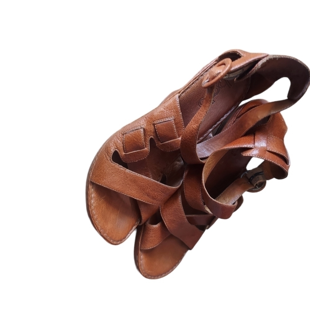 9 Bolo brown wedge shoe - Picture 3 of 8